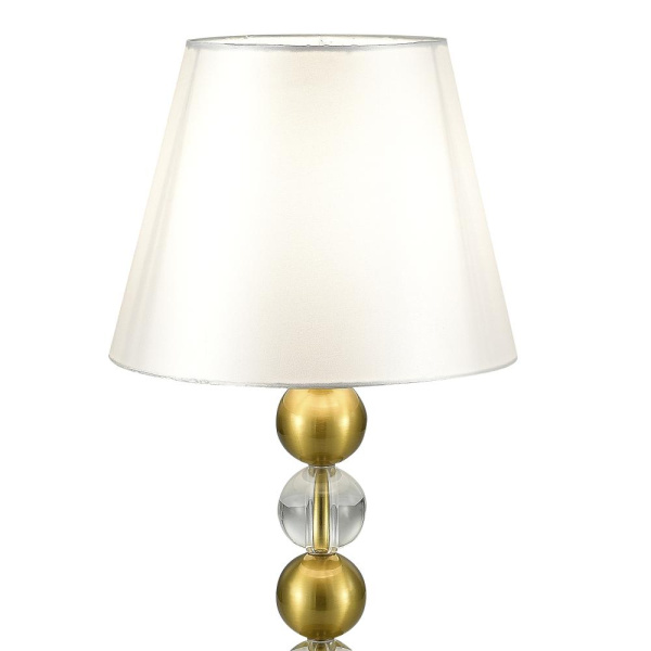 SL2003.304.01 Прикроватная лампа ST-Luce латунь/белый E27 1*40W AURORA