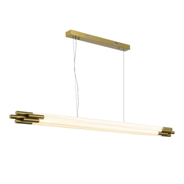 SL6237.303.58 Светильник подвесной ST-Luce латунь/белый LED 1*58W 4000K DALLAMOS