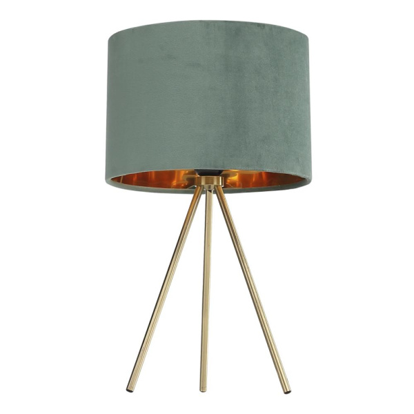SL6242.704.01 Прикроватная лампа ST-Luce Золотистый/Зеленый E27 1*40W FUEGO