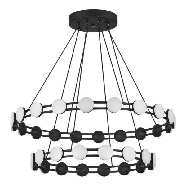 SL6610.403.36 Светильник подвесной ST-Luce черный/белый LED 1*70W 4000K MONRO