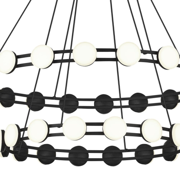 SL6610.403.36 Светильник подвесной ST-Luce черный/белый LED 1*70W 4000K MONRO