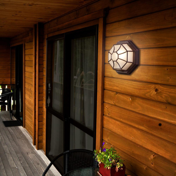 Telarana S капучино уличный настенный светильник GL 1023D