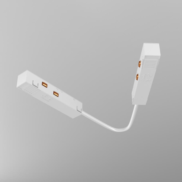 Коннектор питания угловой 15 см Exility белый