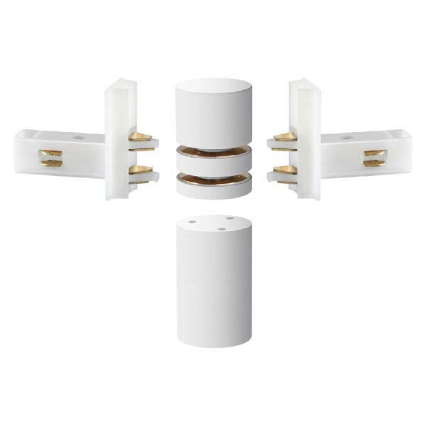 135248 SHINO NT24 000 белый Соединитель с токопроводом гибкий угловой "L" IP20 48V FLUM