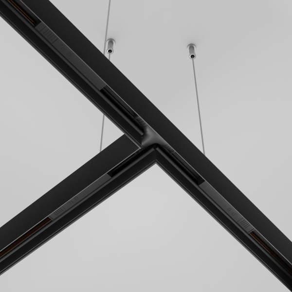 Коннектор питания Т-образный Exility черный