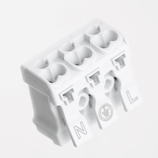 Клемма монтажная с/з STEKKER, LD294-5103, для подключения фазных проводников 3 полюса, 3 контактные группы (3 ввода, 3 вывода на полюс)