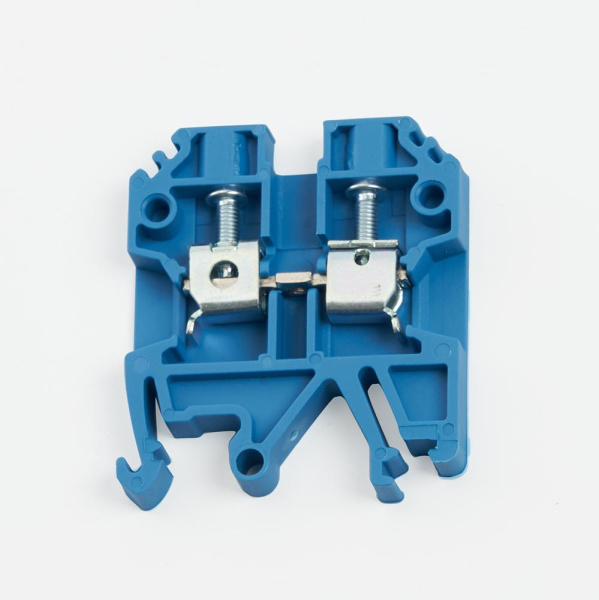 Зажим наборный изолированный (винтовой) ЗНИ - 4,0 (JXB4), синий, STEKKER, LD551-2-40