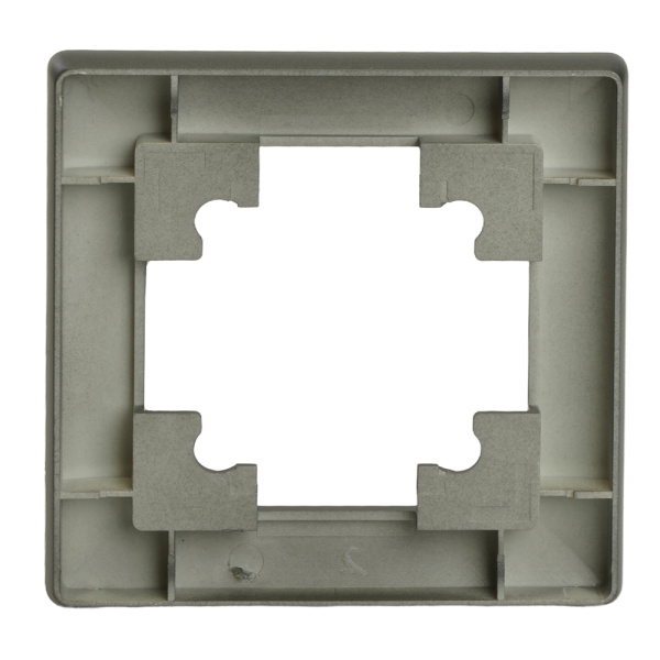 Рамка STEKKER, PFR00-7001-06 1-местная, пластик, серия Катрин,графит