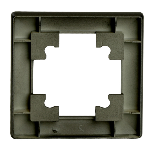 Рамка STEKKER, PFR00-7001-05 1-местная, пластик, серия Катрин, черный