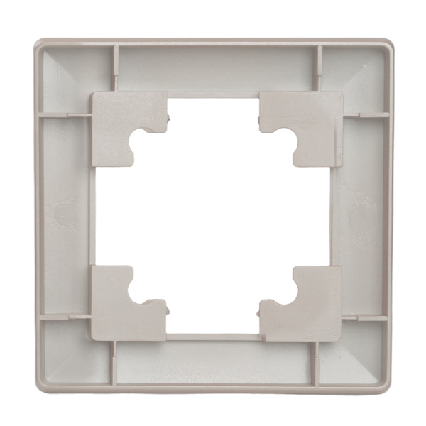 Рамка STEKKER, PFR00-7001-02 1-местная, пластик, серия Катрин, шампань
