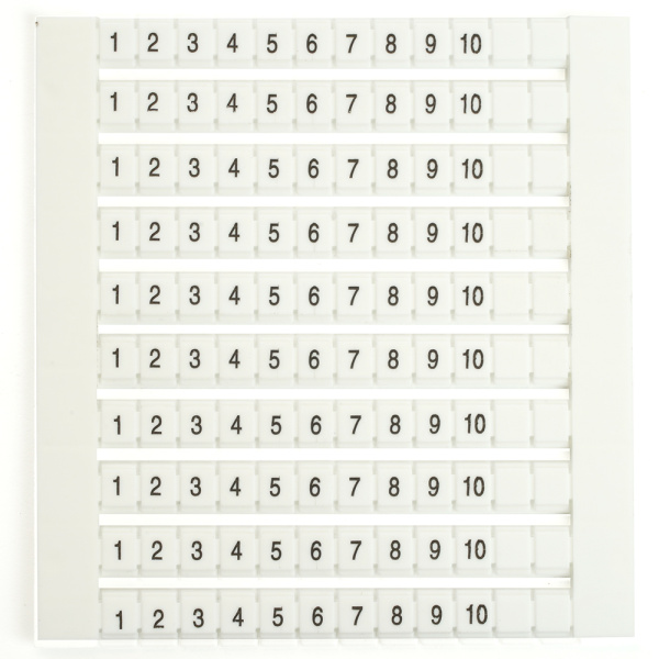 Маркеры для ЗНИ (JXB ST) с нумерацией 1-10 LD556-5 STEKKER