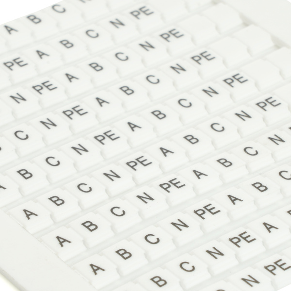 Маркеры для ЗНИ (JXB) буквы A,B,C,N,PE LD556-2 STEKKER