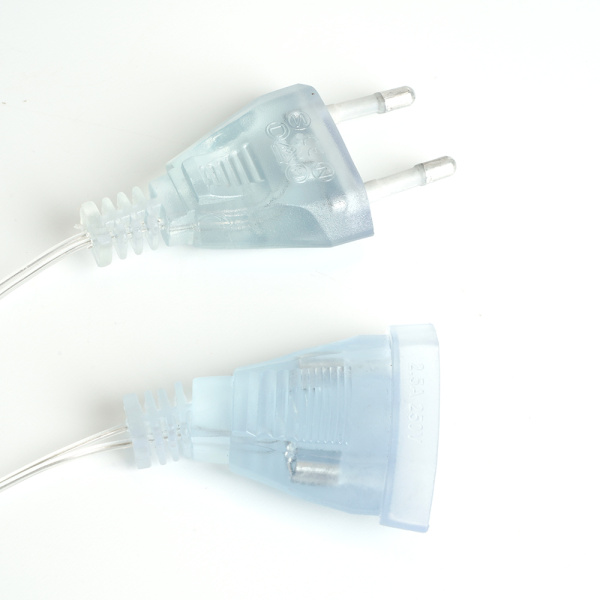 Светодиодная гирлянда Feron CL27 занавес Водопад  3*3м  + 3м 230V Мультиколор с контроллером, c питанием от сети, прозрачный шнур