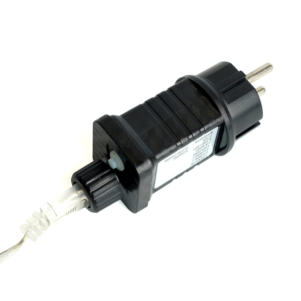 Светодиодная гирлянда Feron CL28 занавес Водопад  3*3м  + 3м 230V  5000K с контроллером, c питанием от сети, белый шнур