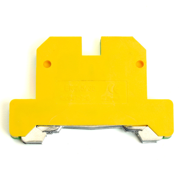 LD551-4-25 ЗНИ Зажим наборный изолированный (винтовой) 2,5 мм2 (JXB 2,5), желтый,зеленый