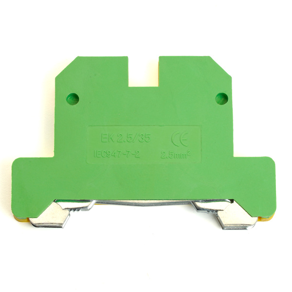 LD551-4-25 ЗНИ Зажим наборный изолированный (винтовой) 2,5 мм2 (JXB 2,5), желтый,зеленый