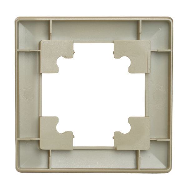 Рамка STEKKER, PFR00-7001-08 1-местная, пластик, серия Катрин, золото