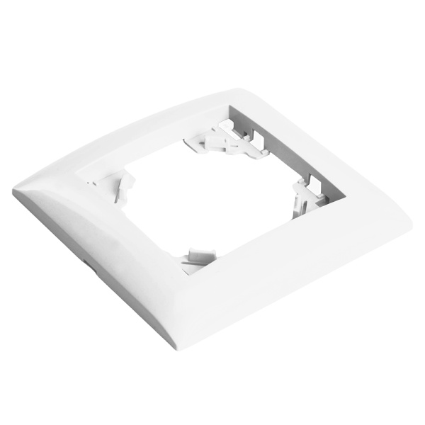 Рамка 1-местная STEKKER, PFR00-9011-01, серия Эрна Элегант, белый