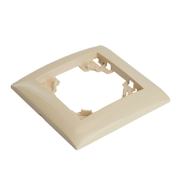 Рамка 1-местная, горизонтальная, STEKKER, PFR00-9011-02, серия Эрна Элегант, слоновая кость