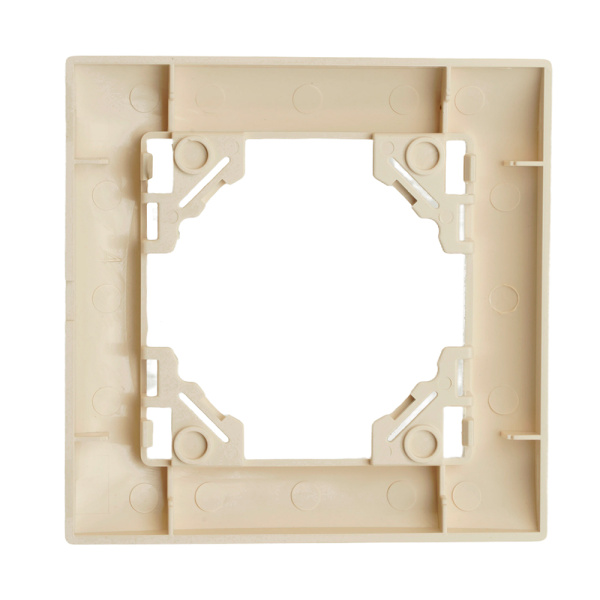 Рамка 1-местная, горизонтальная, STEKKER, PFR00-9011-02, серия Эрна Элегант, слоновая кость
