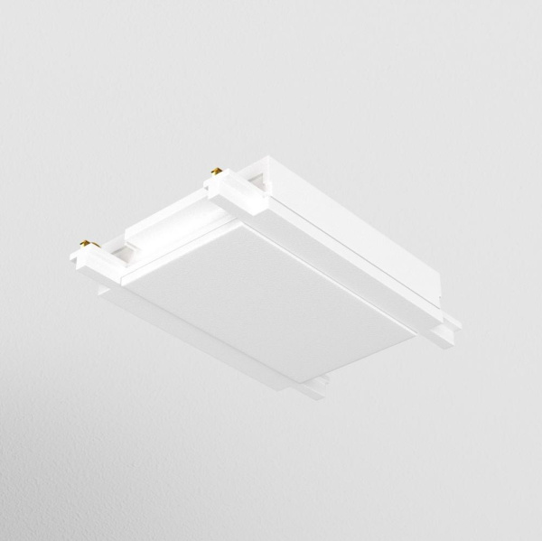 Коннектор питания прямой Radity белый