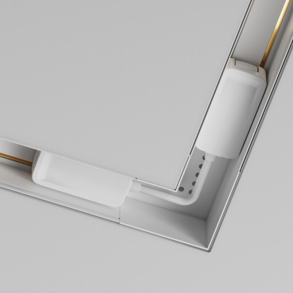 Коннектор угловой Radity встраиваемый белый