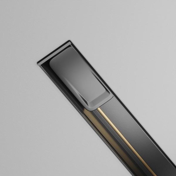 Ввод питания(0,5м) Radity для встраиваемого монтажа черный