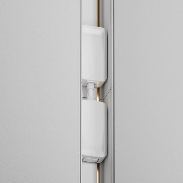 Коннектор питания прямой Radity встраиваемый белый