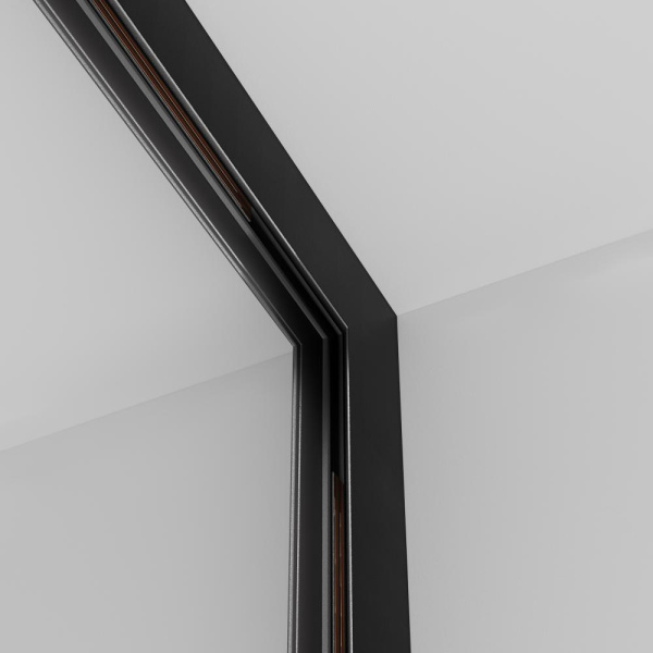 Коннектор внутренний Exility накладной черный