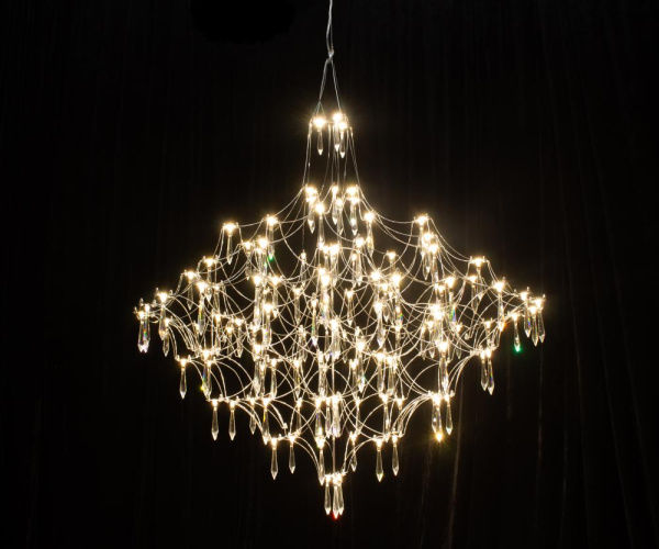 07881-80,02(05-21) Люстра димм. Галанта хром