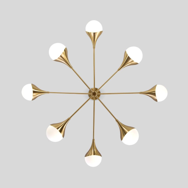 Потолочный светильник 60168/8 латунь