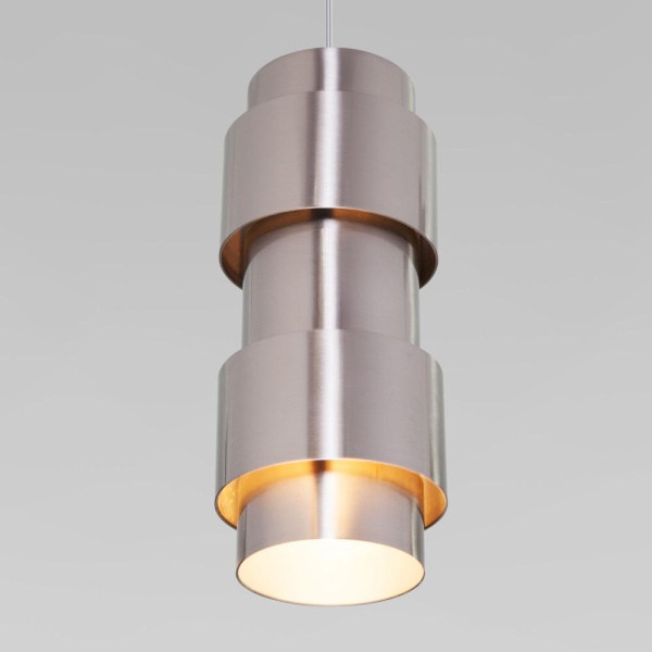 Подвесной светильник в стиле лофт 50235/1 никель