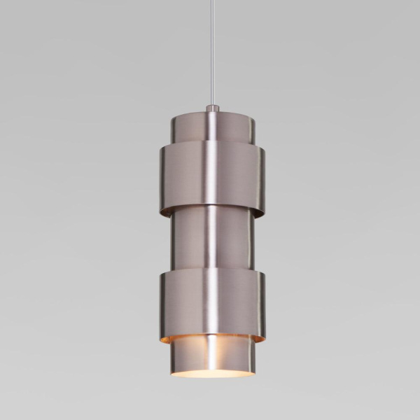 Подвесной светильник в стиле лофт 50235/1 никель