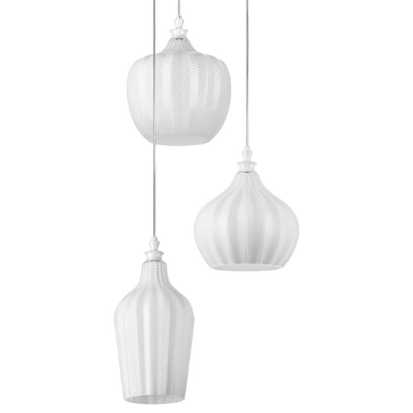 793236 Люстра ROCCO 3х6W (led) E27 БЕЛЫЙ