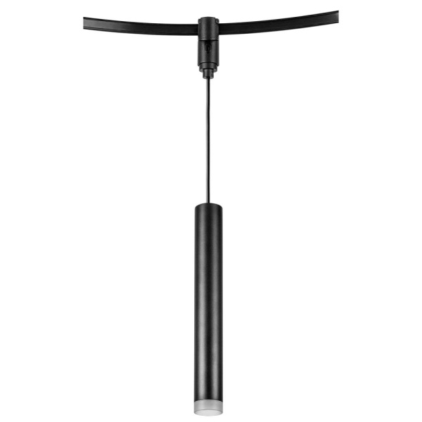 237137 Светильник 48V подвесной д/1-фазн трека DUE LED 5W 300LM 24G ЧЕРНЫЙ 3000K IP20