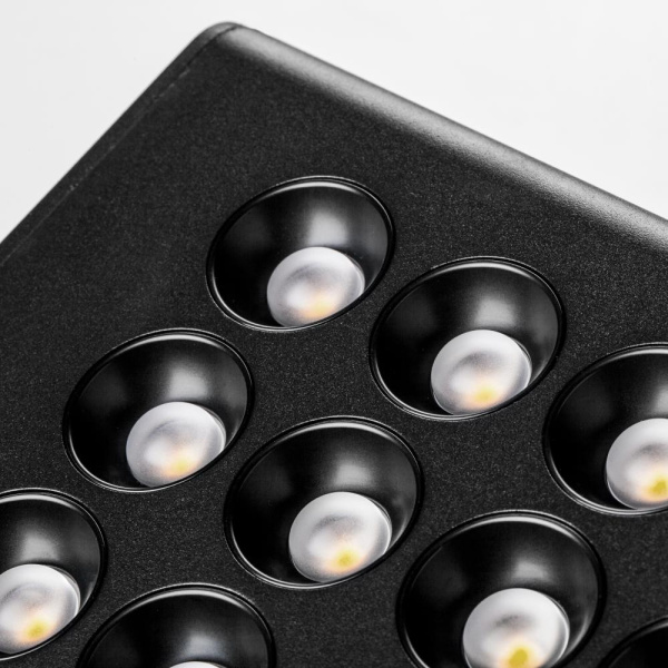 267637 Светильник 48V д/1-фазн трека DUE LED 24W 1500LM 90G ЧЕРНЫЙ 3000K IP20