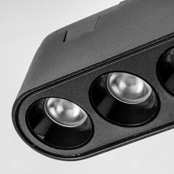 267537 Светильник 48V д/1-фазн трека DUE LED 10W 430LM 24G ЧЕРНЫЙ 3000K IP20