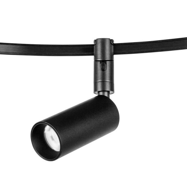 207237 Светильник 48V д/1-фазн трека DUE LED 10W 500LM 24G ЧЕРНЫЙ 3000K IP20