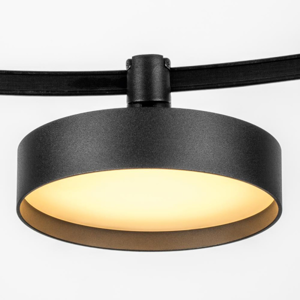 207537 Светильник 48V д/1-фазн трека DUE LED 20W 1070LM 100G ЧЕРНЫЙ 3000K IP20