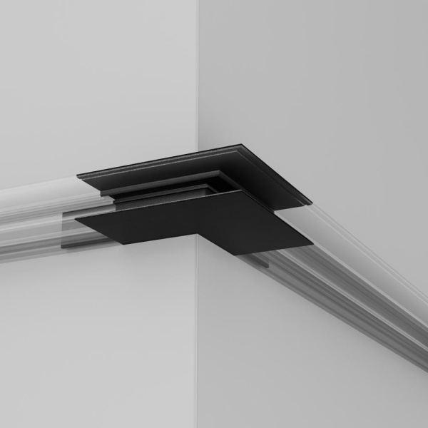 Коннектор внешний Exility накладной черный