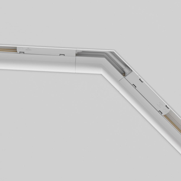 Угол-соединитель 135° Gravity встраиваемый белый