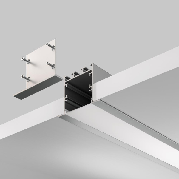 Алюминиевый профиль встраиваемый 50x35