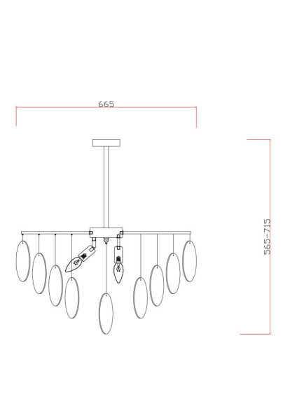 Люстра Freya FR5104PL-06BS2