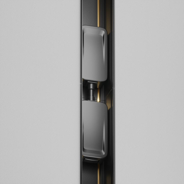 Коннектор питания прямой Radity встраиваемый черный