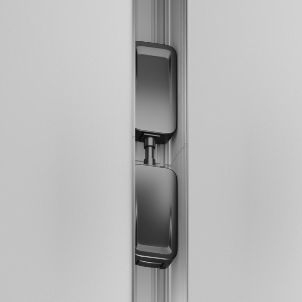 Коннектор питания прямой Radity встраиваемый черный