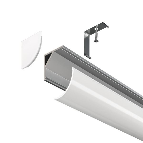 Алюминиевый профиль накладной 16x16 R