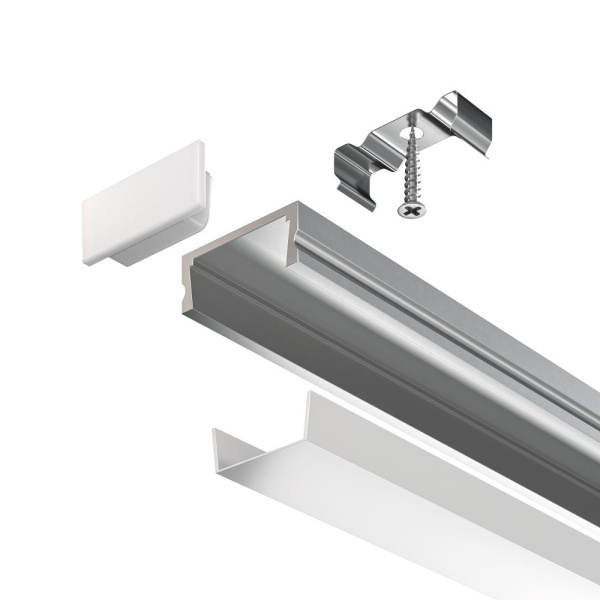 Алюминиевый  профиль накладной 15x6