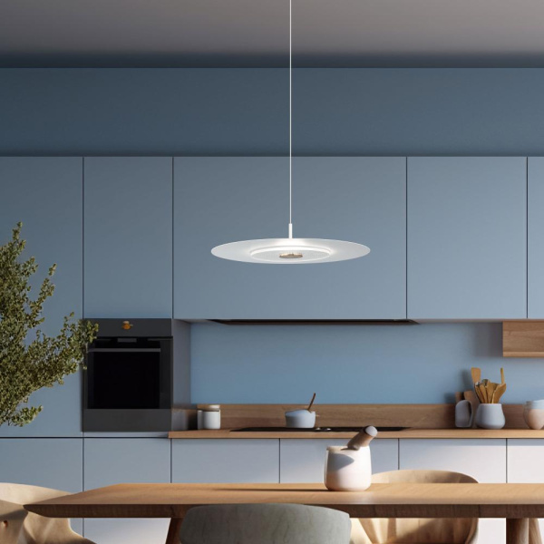 Подвесной светодиодный светильник в стиле лофт 40031/1 LED / белый