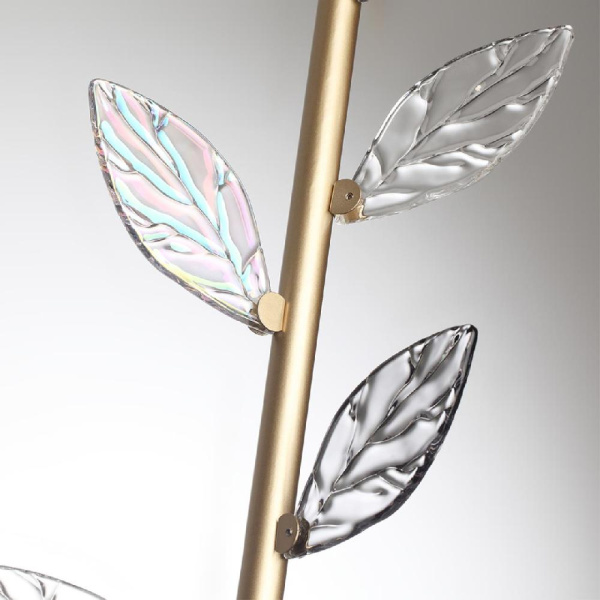 5445/5WL L-VISION ODL_EX25 75 матов.золото/дымч/прозрачн/коньячн/бензинов./металл/стекло Настенный светильник LED*5W 3000K 220Лм LISTVA