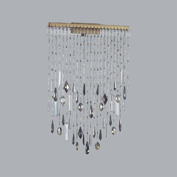 5420/24WL HALL ODL_EX25 79 античная бронза/металл/стекло/хрусталь Настенный светильник LED*24W 3000K 1437Лм AFINA